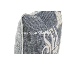 COJIN BORDADO AZUL - Imagen 2