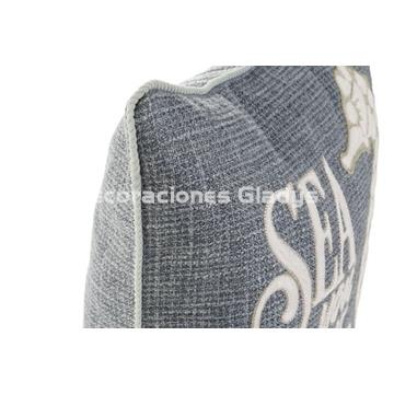 COJIN BORDADO AZUL - Imagen 2