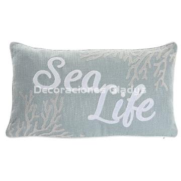 COJIN  BORDADO AZUL - Imagen 1