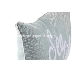 COJIN  BORDADO AZUL - Imagen 2