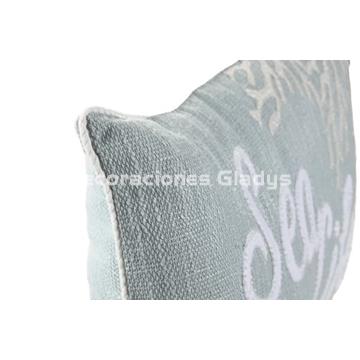 COJIN  BORDADO AZUL - Imagen 2