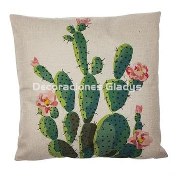 COJIN  CACTUS CON FLOR - Imagen 1