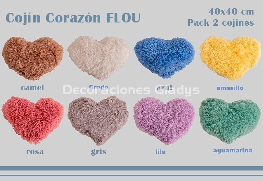 COJIN CORAZON FLOU - Imagen 1
