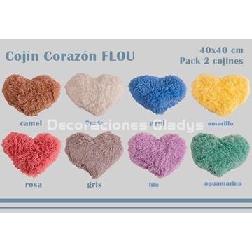 COJIN CORAZON FLOU - Imagen 1