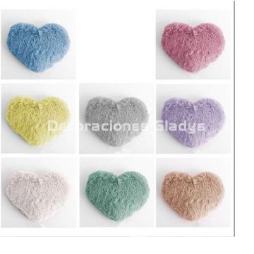 COJIN FLOU CORAZÓN - Imagen 1