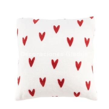 COJIN  MICROFIBRA CORAZONES - Imagen 1
