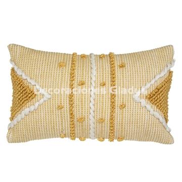 COJIN RECICLADO FILA OCRE - Imagen 1