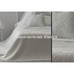 COLCHA BOUTI 7605  BEIG - Imagen 1