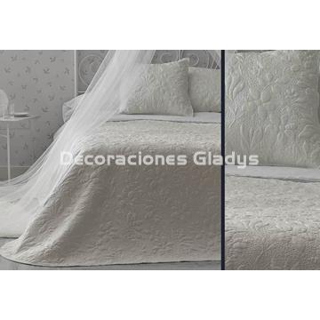 COLCHA BOUTI 7605  BEIG - Imagen 1