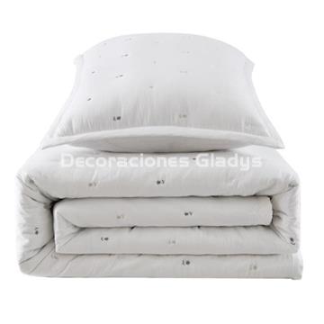 COLCHA BOUTI ANTILLA BLANCO - Imagen 2