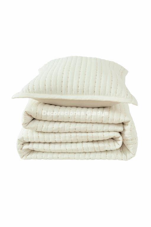 COLCHA BOUTI ARESE BEIG - Imagen 1