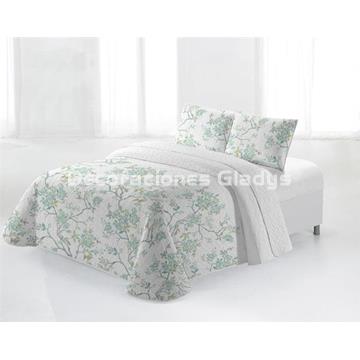 COLCHA BOUTI COMPORTA TURQUESA - Imagen 1