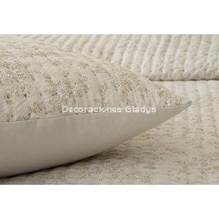 COLCHA BOUTI ELODY BEIG - Imagen 2