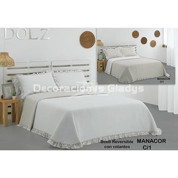 COLCHA BOUTI MANACOR BEIG - Imagen 1