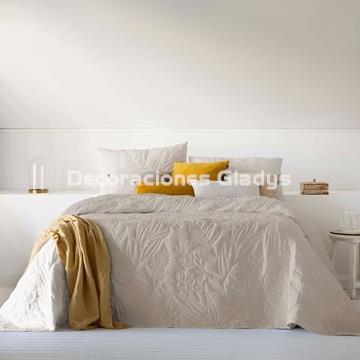 COLCHA BOUTI  MIREYA BEIGE - Imagen 1