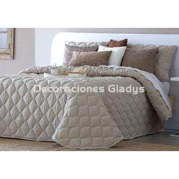 COLCHA BOUTI RUSTIK BEIG - Imagen 1