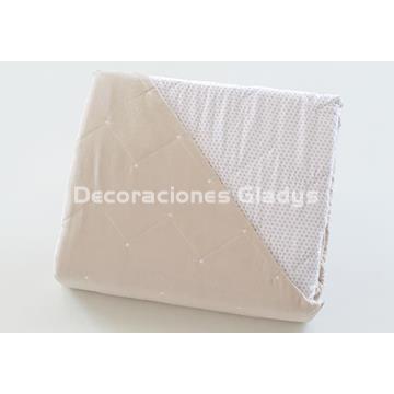 COLCHA BOUTI SUAVE BEIG - Imagen 2