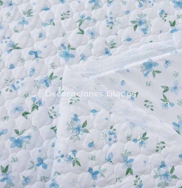 COLCHA BOUTI  VIANA AZUL - Imagen 4