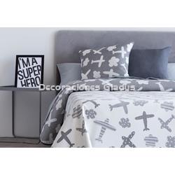 COLCHA CAPA DUSTY GRIS - Imagen 1