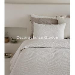 COLCHA JACQUARD CALI BEIGE - Imagen 2
