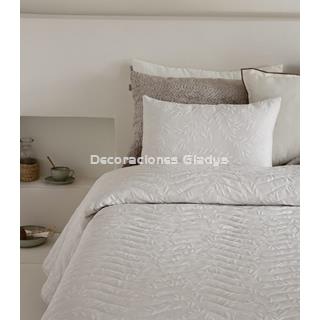 COLCHA JACQUARD CALI BEIGE - Imagen 2