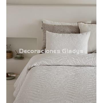 COLCHA JACQUARD CALI BEIGE - Imagen 2