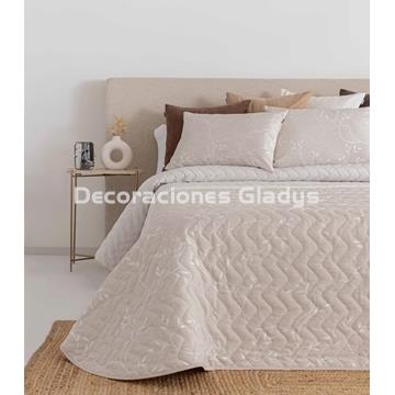 COLCHA JACQUARD PENEDES  BEIGE - Imagen 2