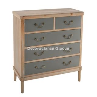 COMODA 4 CAJONES CAMBRIDGE - Imagen 1