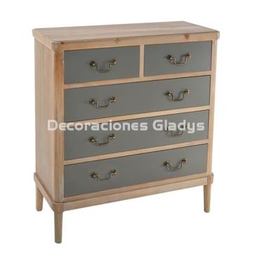 COMODA 4 CAJONES CAMBRIDGE - Imagen 1