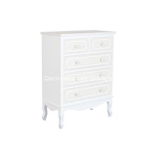 COMODA ALICE  MDF MADERA  BLANCO - Imagen 1