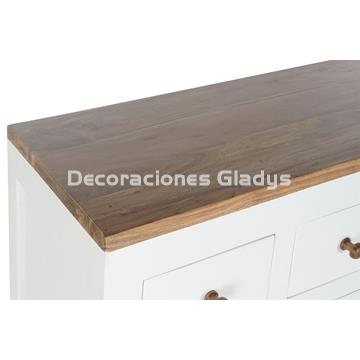 COMODA MANGO ACACIA  BLANCO - Imagen 2