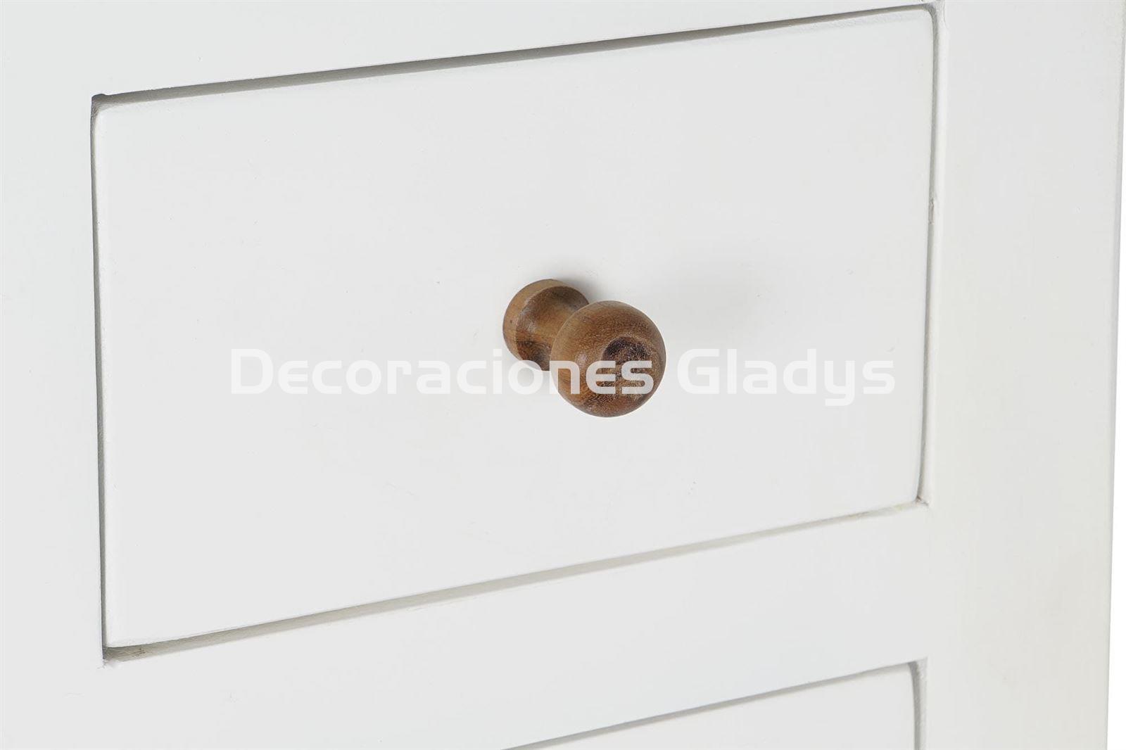 COMODA MANGO ACACIA  BLANCO - Imagen 5