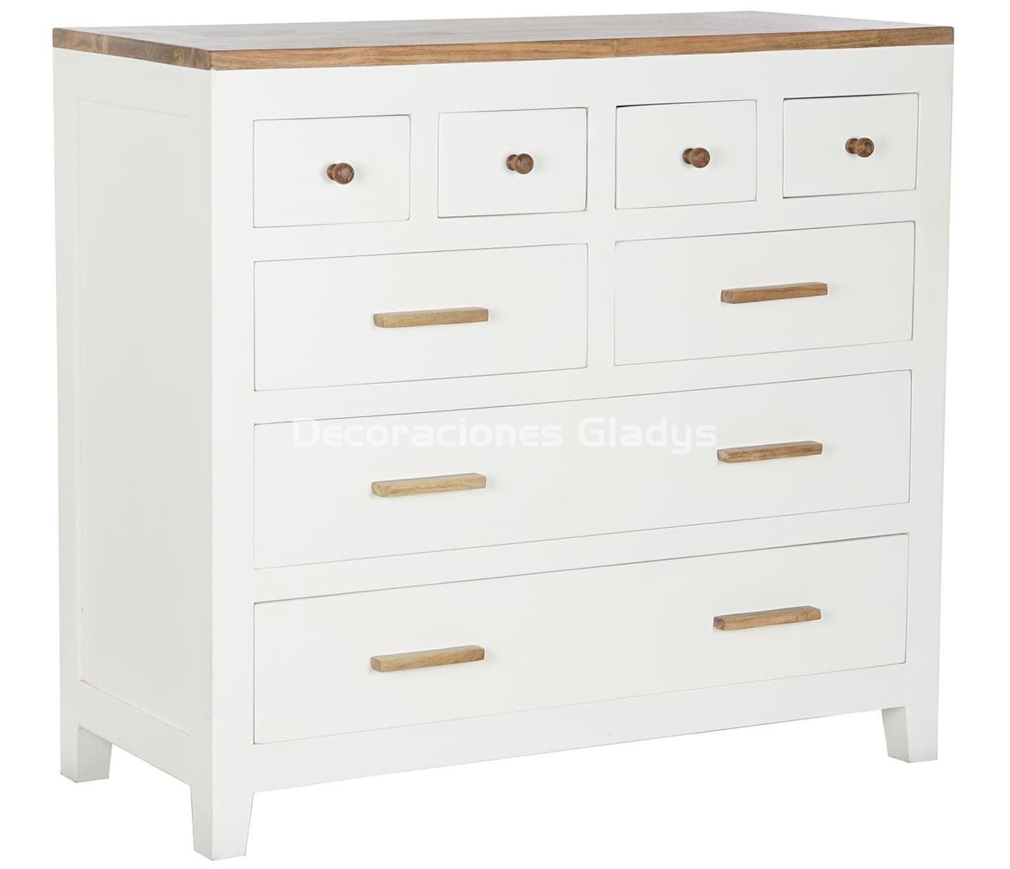 COMODA MANGO ACACIA  BLANCO - Imagen 1