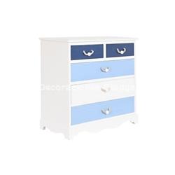 COMODA MDF CUERDA  AZUL MARINO - Imagen 1