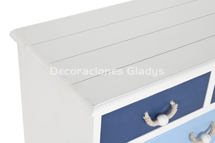 COMODA MDF CUERDA AZUL MARINO - Imagen 2