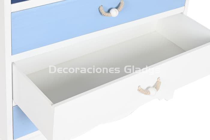 COMODA MDF CUERDA AZUL MARINO - Imagen 4