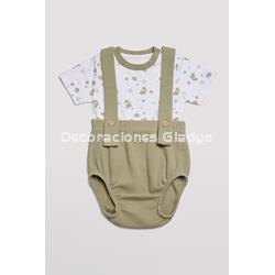 CONJUNTO BEBÉ MANGA CORTA 25540 YSABEL MORA - Imagen 1