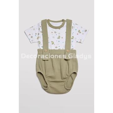 CONJUNTO BEBÉ MANGA CORTA 25540 YSABEL MORA - Imagen 1
