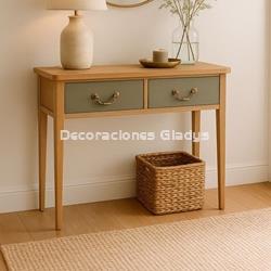 CONSOLA 2 CAJONES CAMBRIDGE - Imagen 1