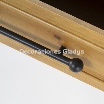 CONSOLA 2 CAJONES NATURAL - Imagen 2