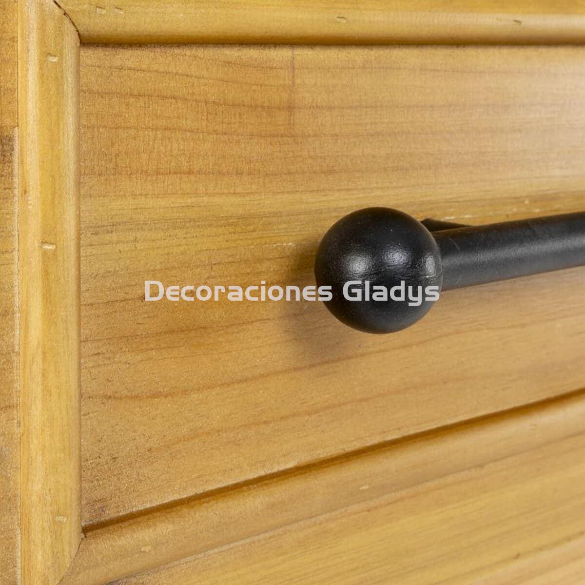 CONSOLA 2 CAJONES NATURAL - Imagen 3