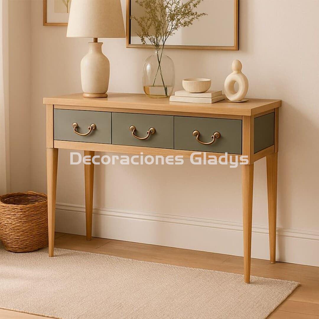 CONSOLA 3 CAJONES CAMBRIDGE - Imagen 1