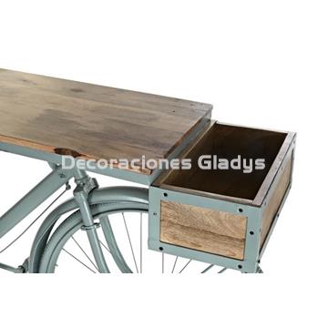 CONSOLA HIERRO MANGO  BICICLETA - Imagen 2