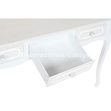 CONSOLA MDF MADERA  BLANCO - Imagen 2
