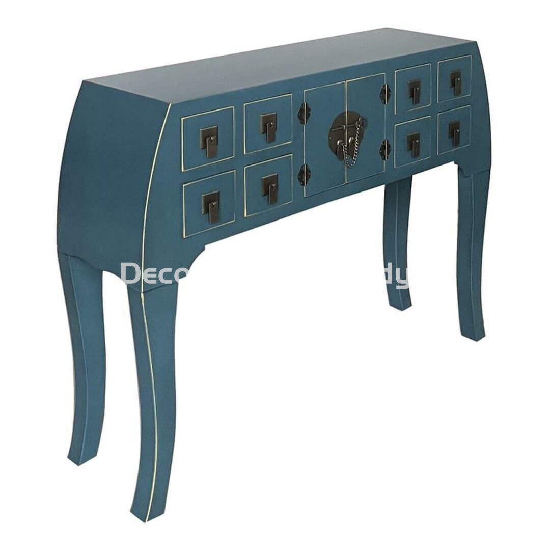 CONSOLA ORIENTAL AZUL PETROLEO BAIYUN - Imagen 1