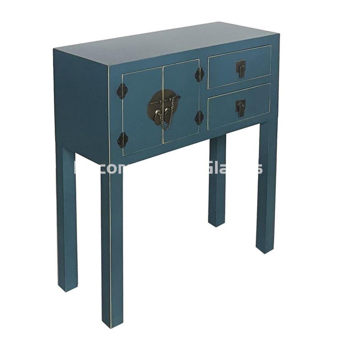 CONSOLA ORIENTAL AZUL PETROLEO BAIYUN - Imagen 1