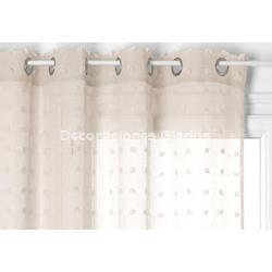 CORTINA CONFECCIONADA LILY BEIG - Imagen 2