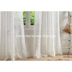 CORTINA CONFECCIONADA LILY BLANCA - Imagen 1
