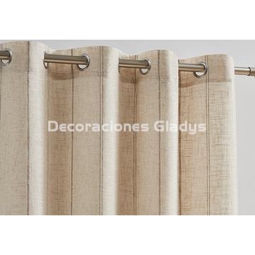 CORTINA CONFECCIONADA LINO RAYA - Imagen 1