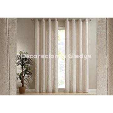 CORTINA CONFECCIONADA LINO RAYA - Imagen 2